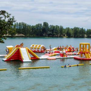 China Free Customized Design Lake Inflatable Floating Water Park Games on sale