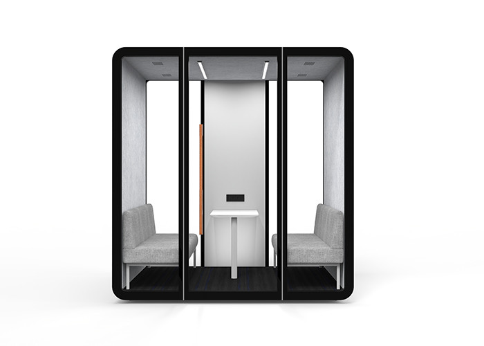 Excellent Production Technology Cutsomized Size Office Meeting Pods With Air Conditioner Indoor Acoustic Movable Box