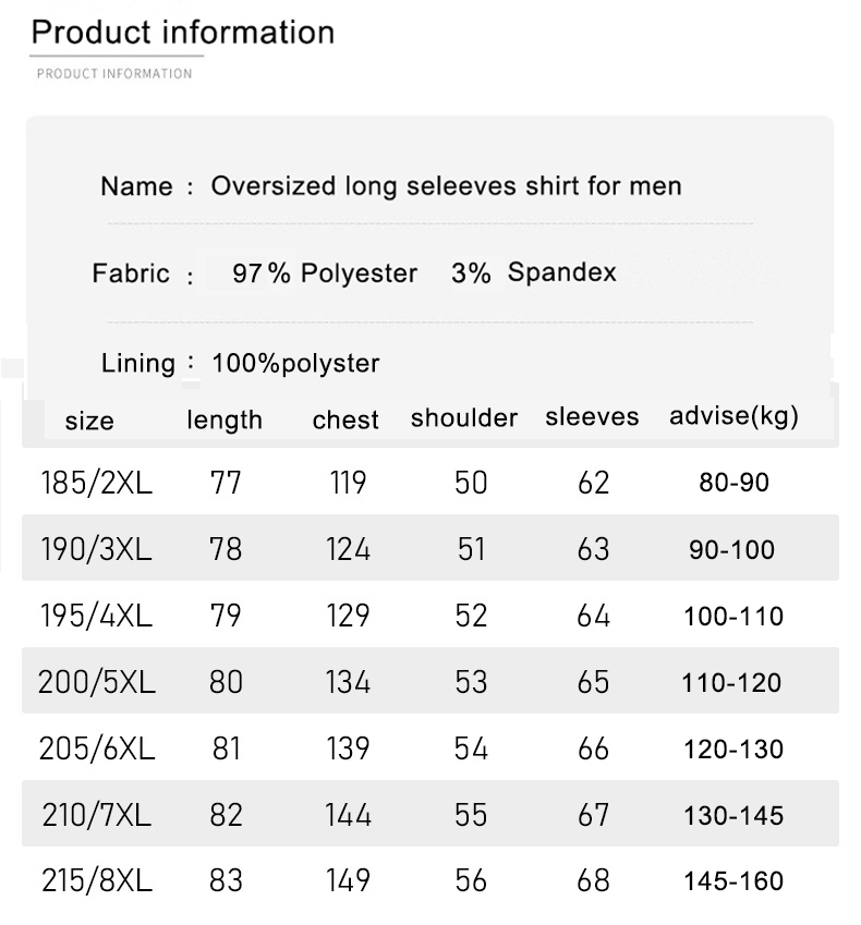 Men's Oversize Cotton Long Sleeve Tropical Print Summer Blank Designer Formal Plain Shirts