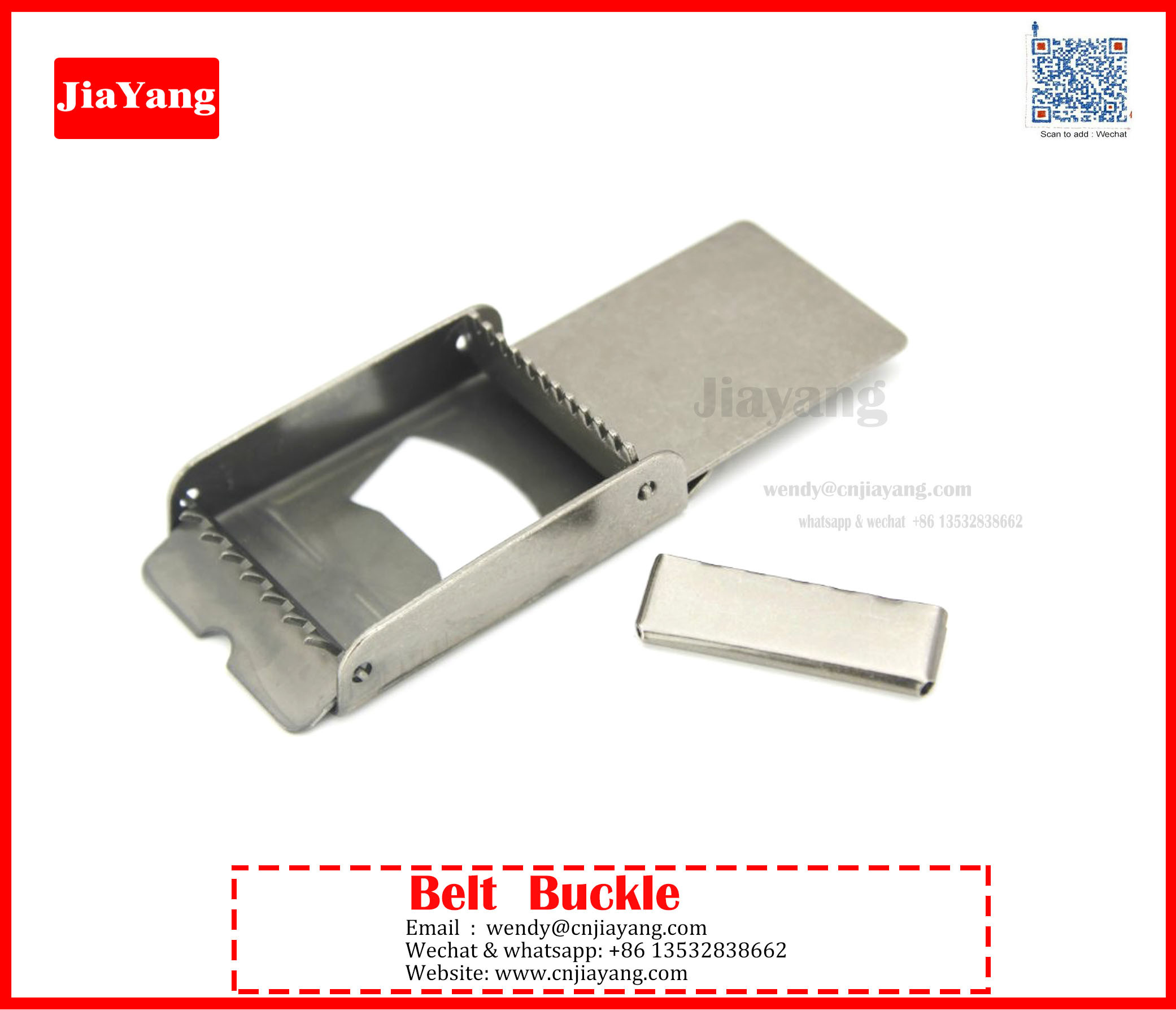 custom prong silver iron metal men belt buckle with embossed logo