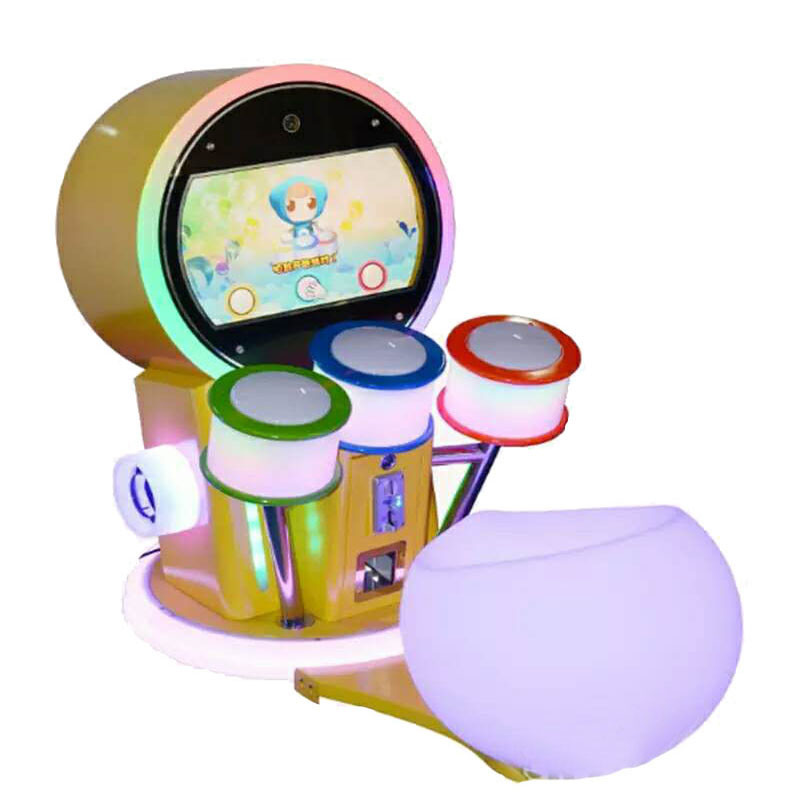 HD Screen Genius Drum Coin Operated Music Machine For Amusement Park