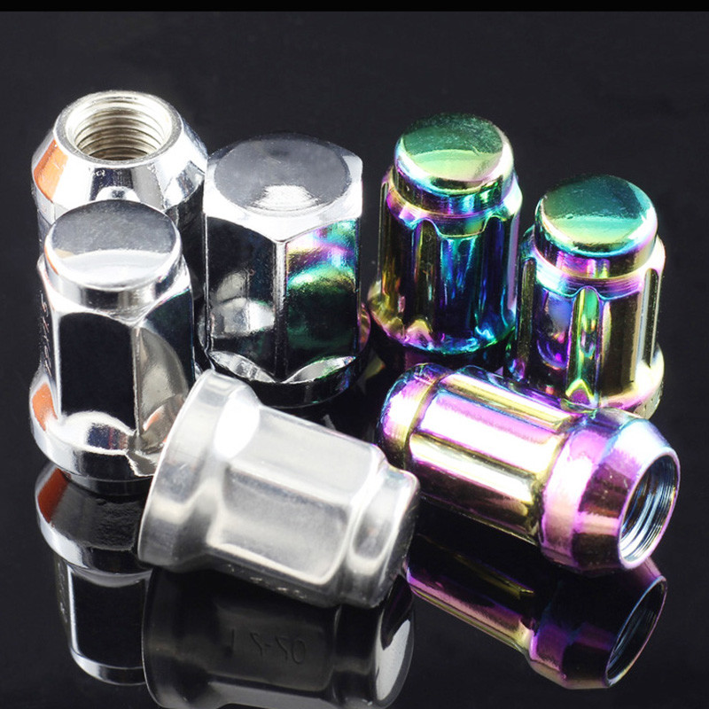 Chrome Steel Lug Nut M12x1.25 M12x1.5 M14x1.5 M14x1.25 Close End