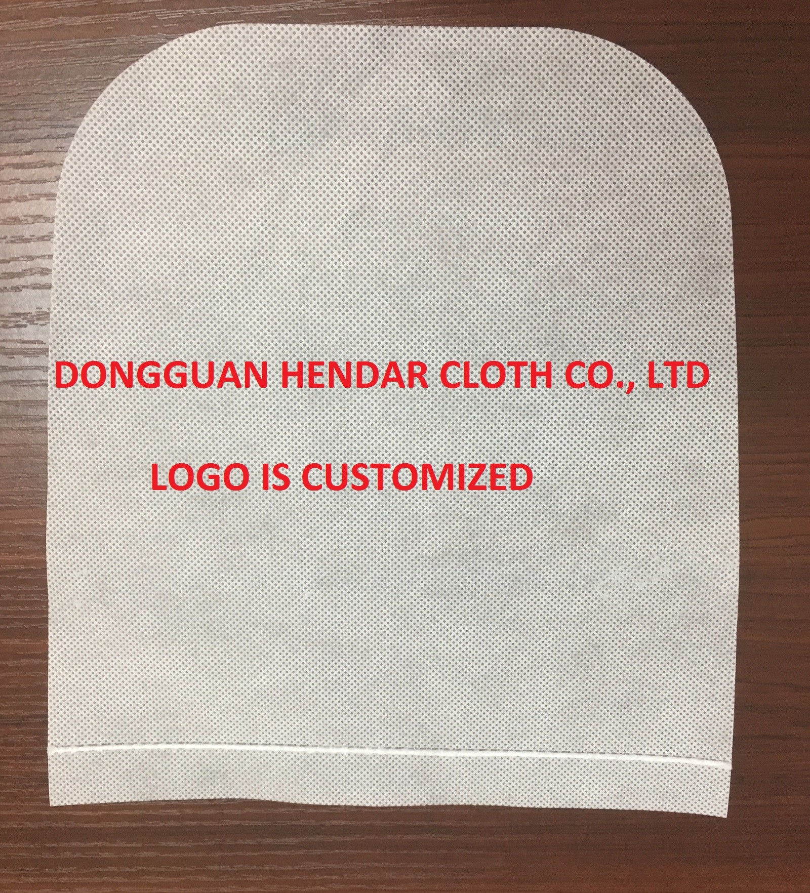 Disposable PP Non Woven Fabric Airline Headrest Cover With Advertisement