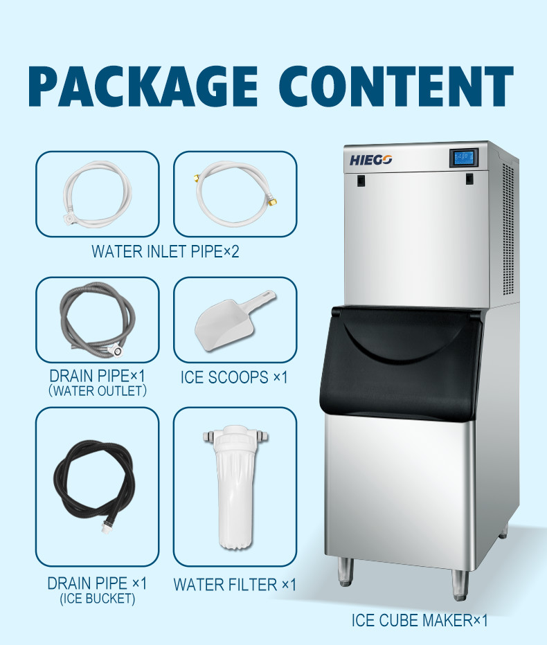 500kg Ice Making Machine Energy Saving Commercial Ice Machine