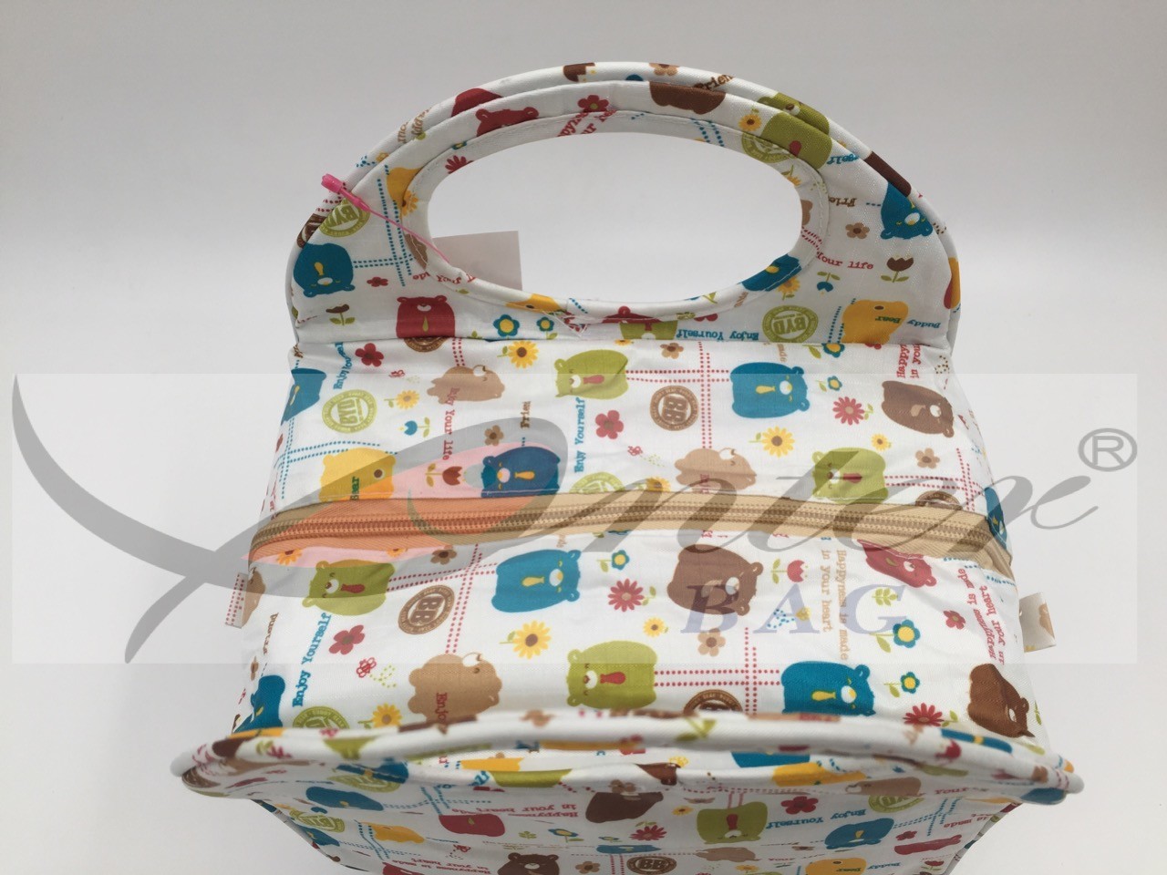 Waterproof Neoprene Food Bag Reusable / Kids Cooler Lunch Bag For School