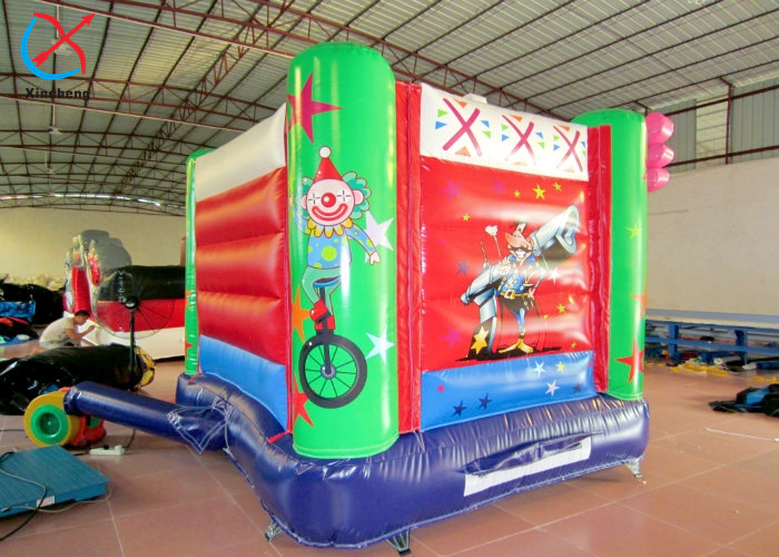 Customized Inflatable Jumping House Clown Theme Inflatable Bouncy House Castle