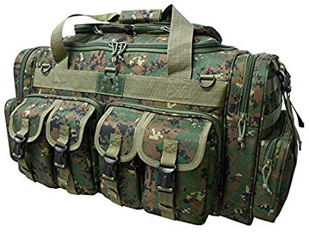 Large Men'S Tactical Shoulder Bag , 30" Inch Molle Duffle Bag Camo Style