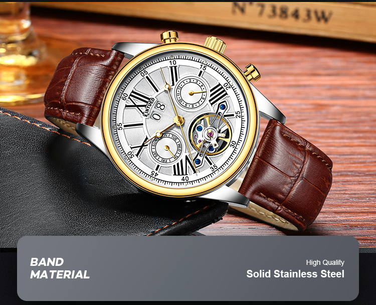 Brand KINYUED 3 ATM Watch Manufacture Luxury automatic mechanical automatic mechanical men watch