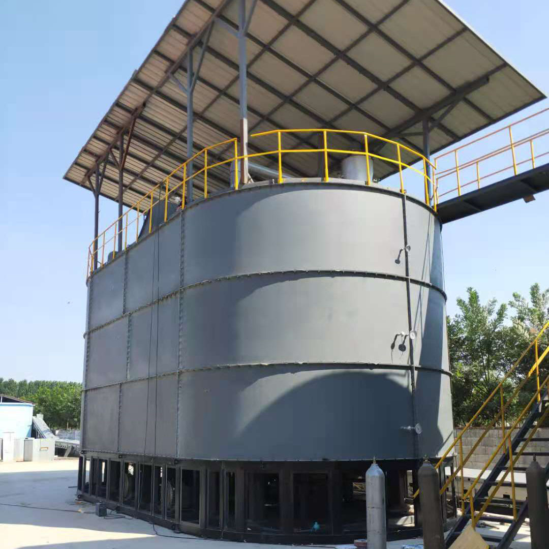 HCJ Poultry Manure Processing Machine 30 Ton 8M3/D Fertilizer Composting