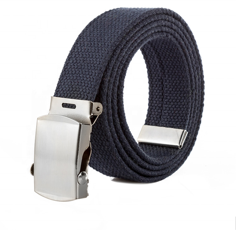 Waistband Tactical Waist Belt Jeans Unisex Canvas 4cm Zinc Alloy Buckle