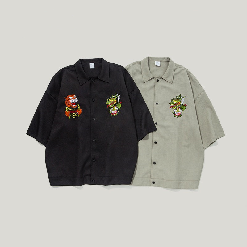 BEIANJI Khaki Tactical Half Sleeve Cargo Shirts For Men Women