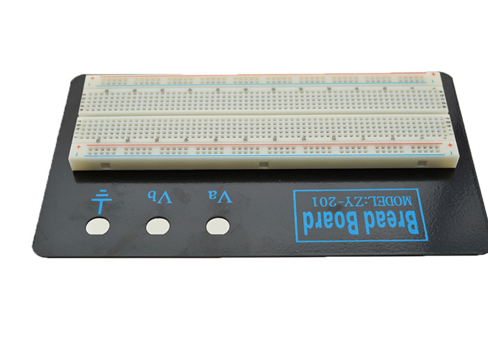 830 Tie Points Solderless Breadboard White Color With 2 Years Warranty