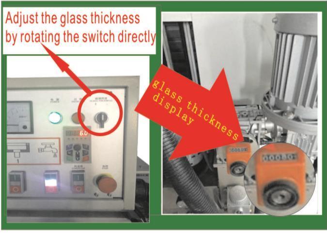 Glass Edging Machine for Beveling/Polishing/Grinding Glass Edge