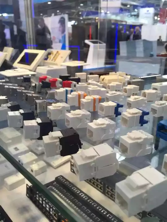 180 Degree Cat6 Keystone Jack in Different Colors for Customized Networking Solutions