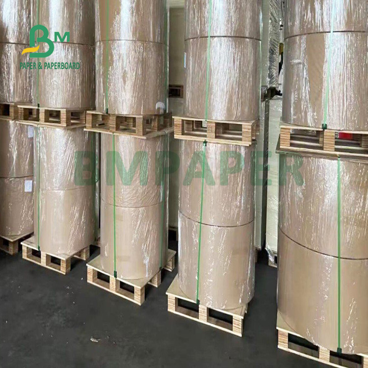 170gsm 250gsm White Kraft Liner Board For Take Away Boxes Tear Reisitance