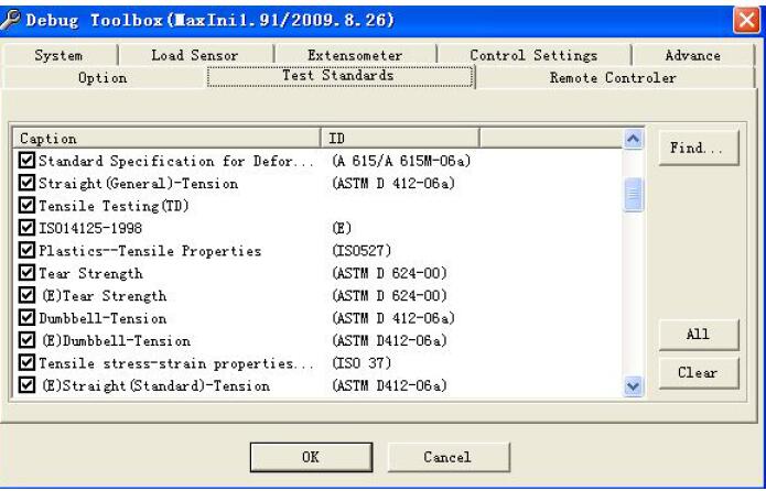 universal testing machine procedure