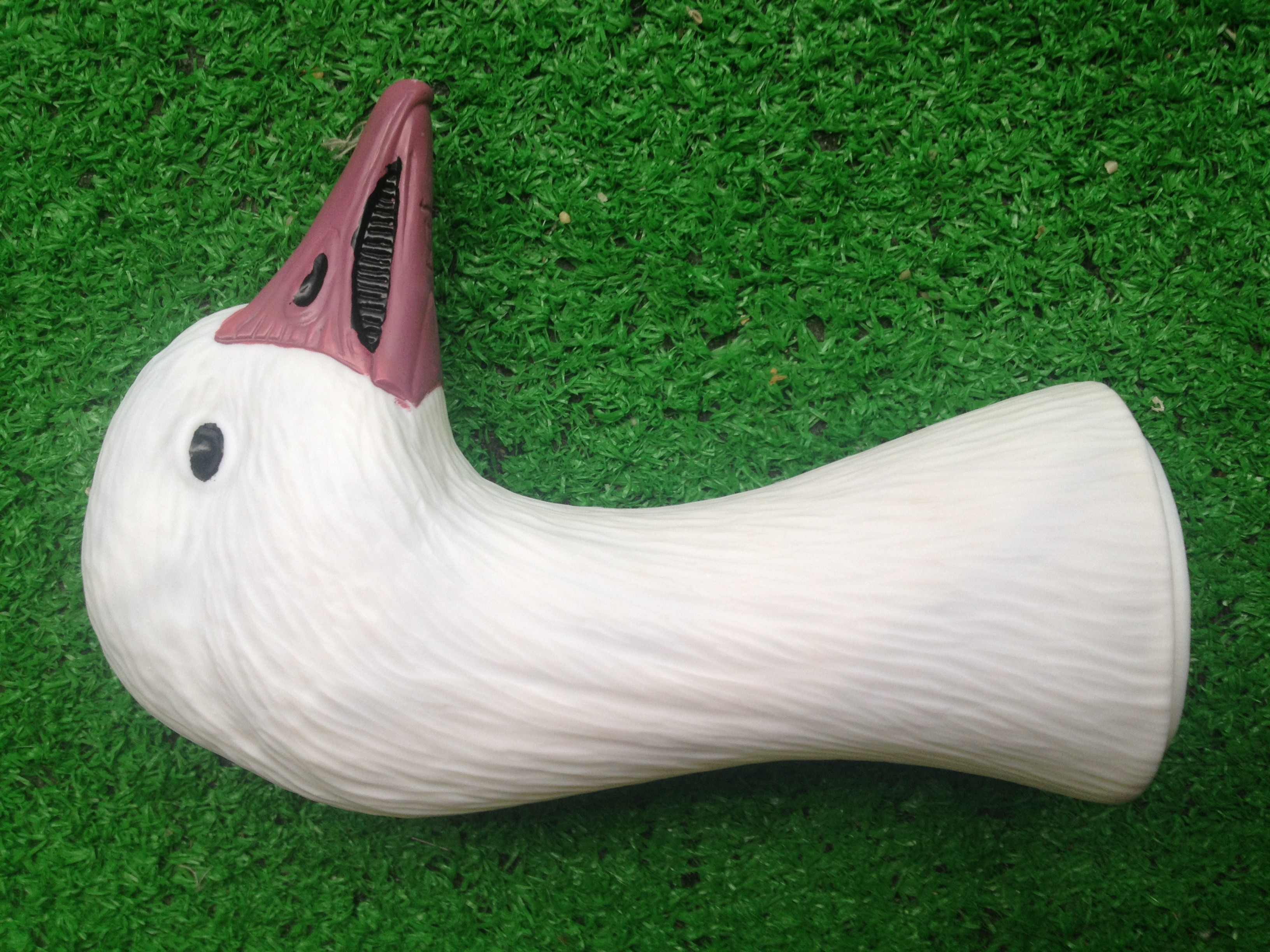 White Hunting Goose Decoys Soft EVA Snow Goose Windsock Flapping Tyvek Body Set for hunting