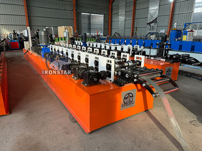 Automatic shadow wall angle 2 in 1 roll forming machine in UAE Angle and U stud 2 in 1 roll forming machine c channel roll forming machine C stud roll