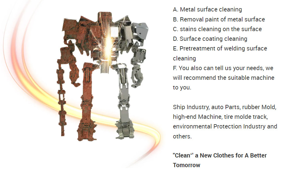 Metal Rust Removal Lazer 20w 50w 100W Backpack Laser Cleaning Machine Factory Price