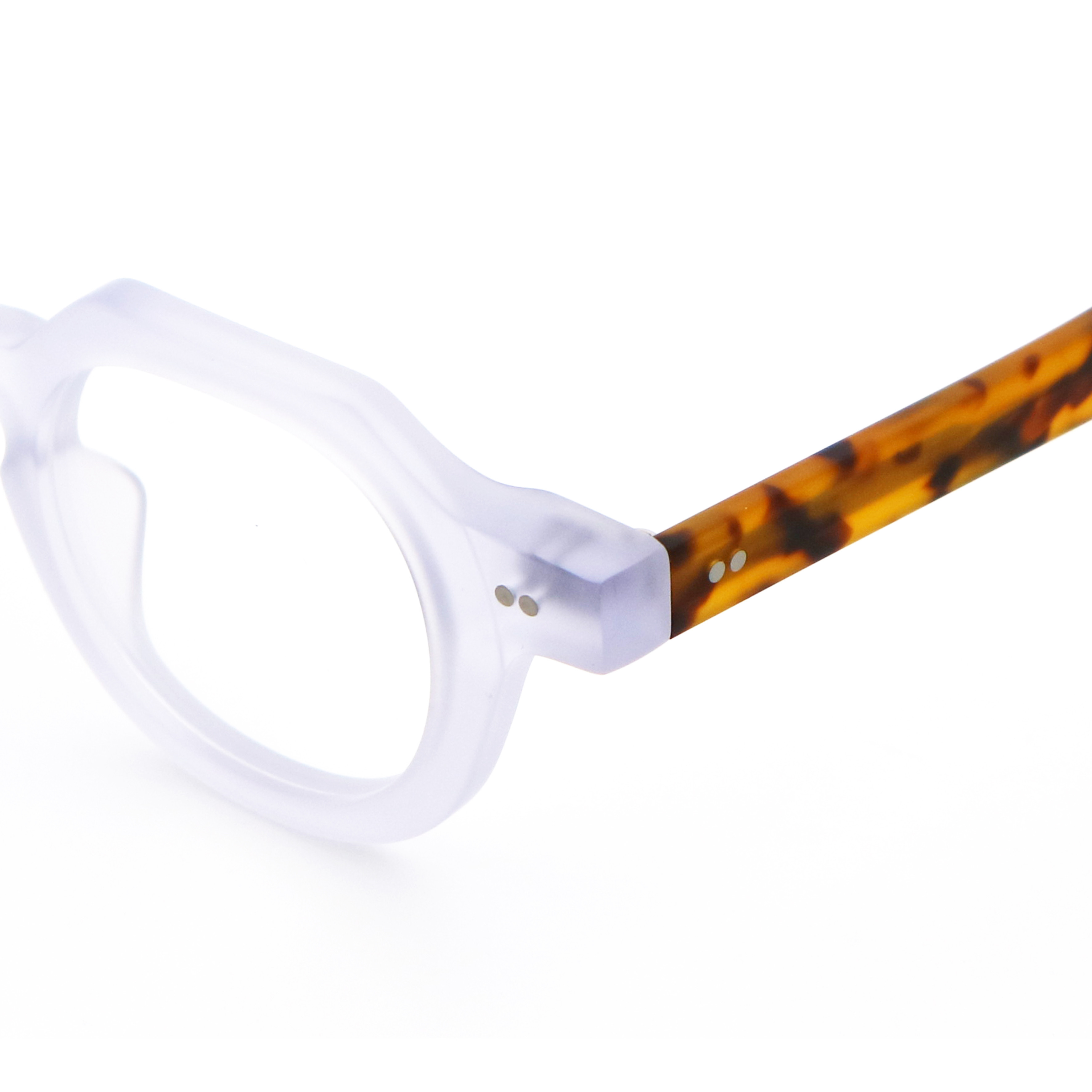 Stylish Temple Adjustable Acetate Optical Glasses Frame MR 98618