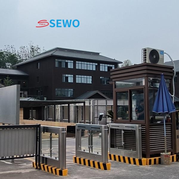 Shopping Mall Security Speed Gate Turnstile with Aesthetic Design and High Traffic Throughput