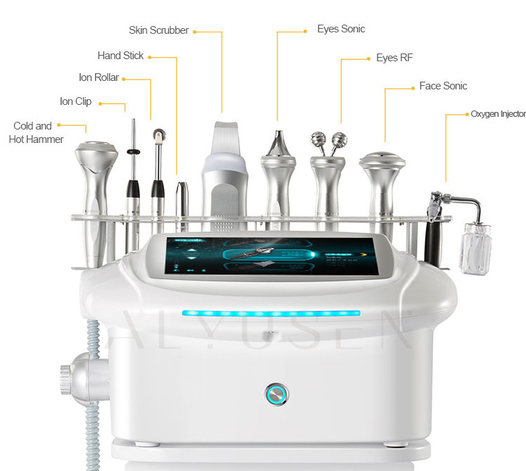 9 In 1 Hydra Beauty Machine Skin Care Facial Microdermabrasion Device