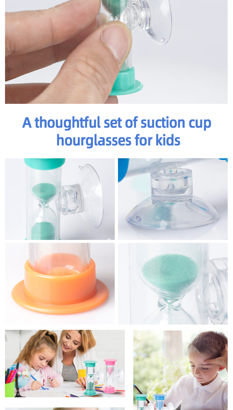 Custom Mini Hourglass Sand Timer 3 Minute 5 Minute 7 Minute Plastic Hourglass Timer