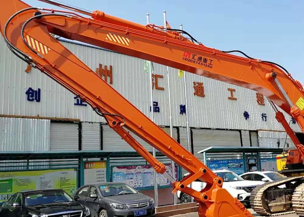 ISO9001 Long Reach Excavator Booms Digger Backhoe Bulldozer Rubber Duck Extended Boom Hydraulic Motor