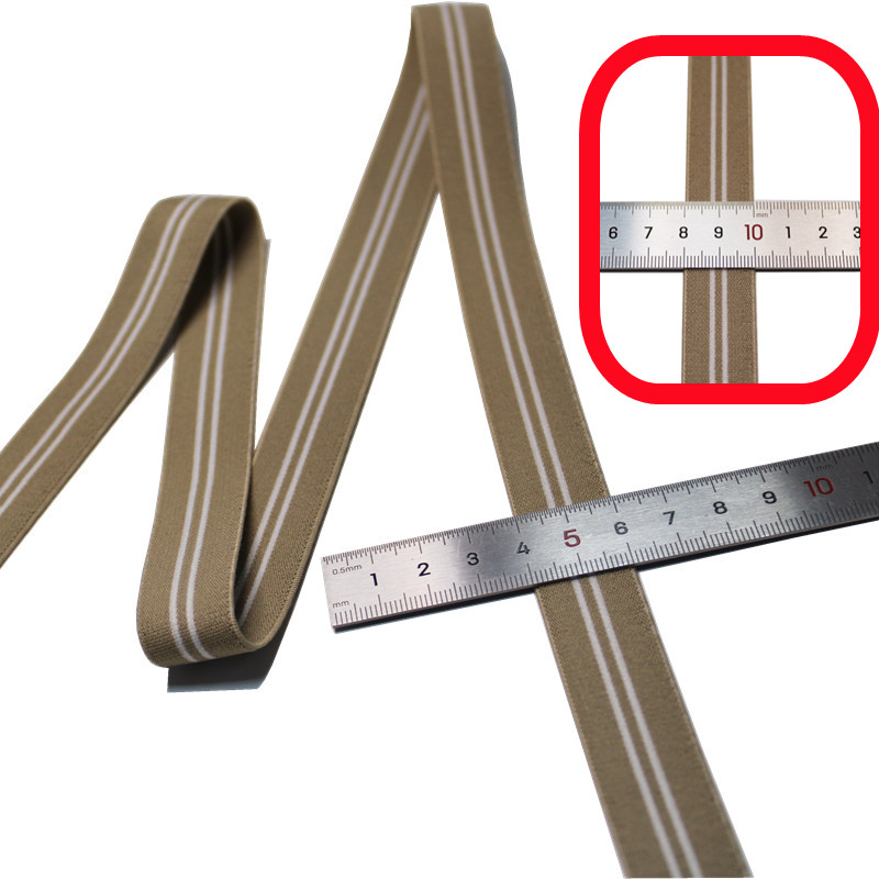 Suspenders Polyester Elastic Webbing 20mm Upholstery Elastic Webbing