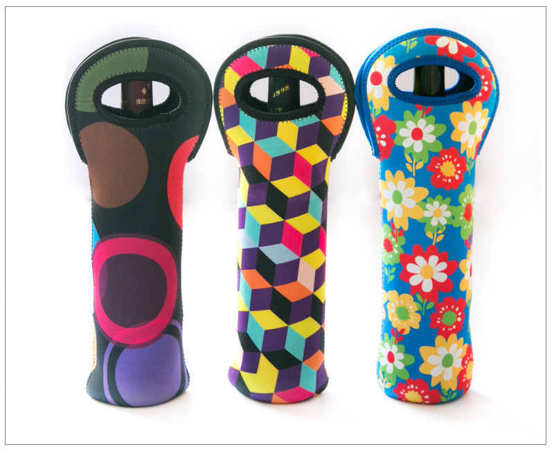 2 Packs Waterproof Foldable Neoprene Beer Bottle Sleeve