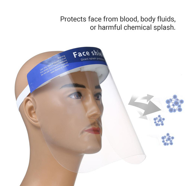 Medical Anti Fog Face Shield Fluid Resistant Full Face Mask Skin Friendly