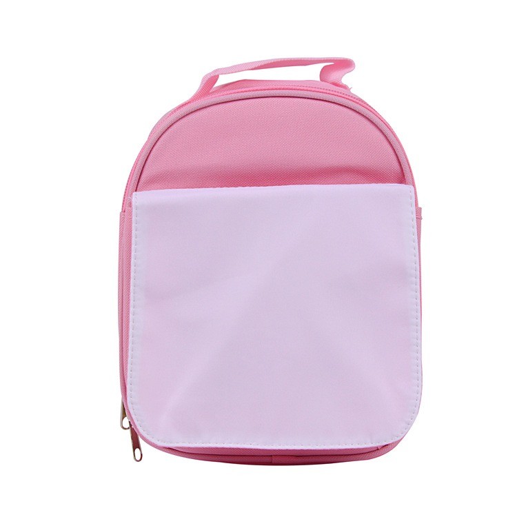 Portable Canvas Sublimation Lunch Handbag Printable Lunch Bag For Sublimation Printing