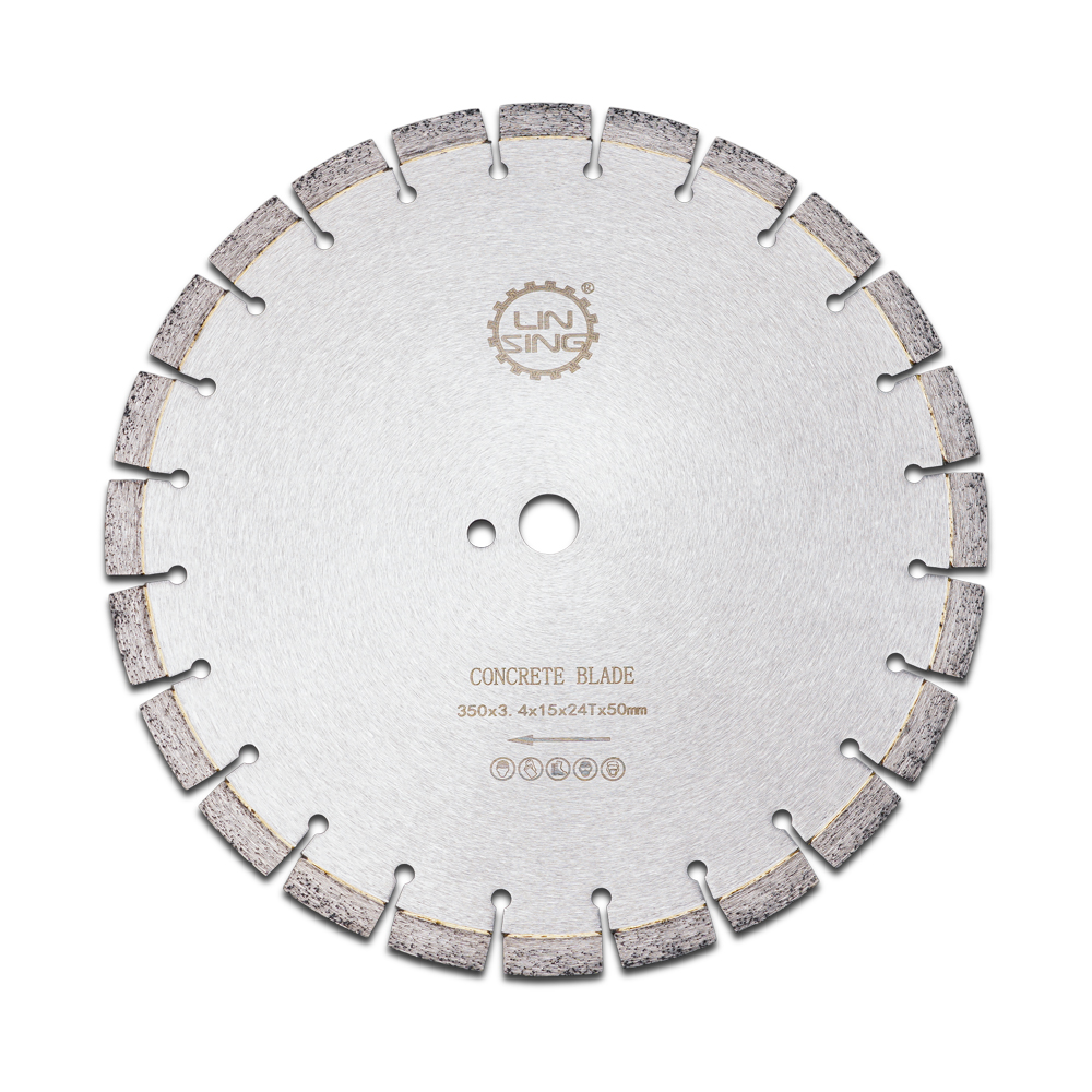 350MM Aggressive Diamond Saw Blades for Concrete and Stone OBM Customized Support