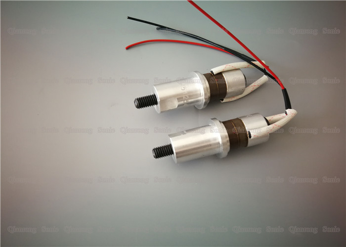 High Frequency 40Khz 200w Ultrasonic Welding Transducer With Grey Piezoelectric Ceramics