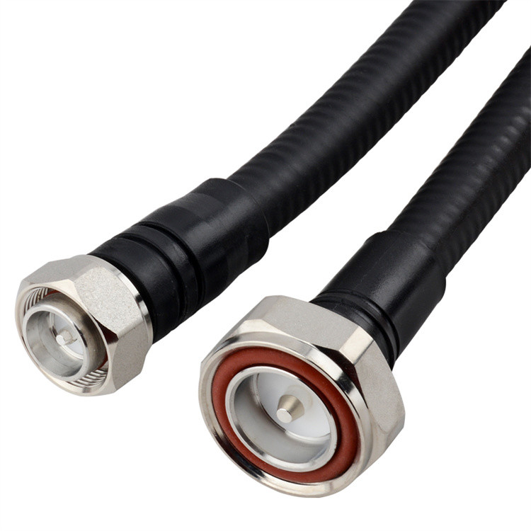 1/2" Superflex Jumper Cable With 4.3-10 Male To 7/16 Din Male Connector