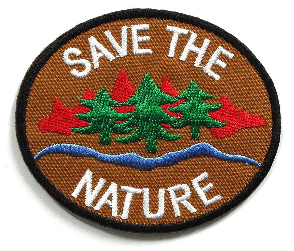 Bigfoot Patrol Custom Woven Badges Patch Round Embroidered Patches