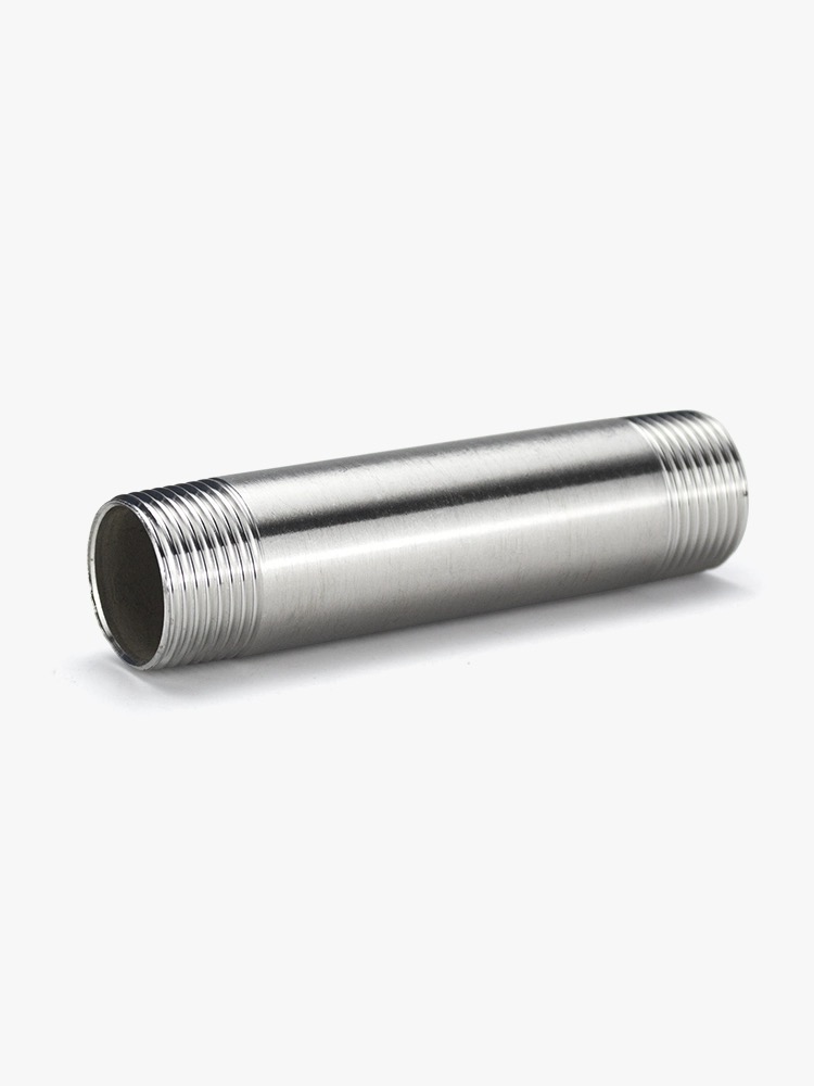 Hexagon Head Code Stainless Steel Pipe Fittings Double Male Threaded Nipple Cast Pipe
