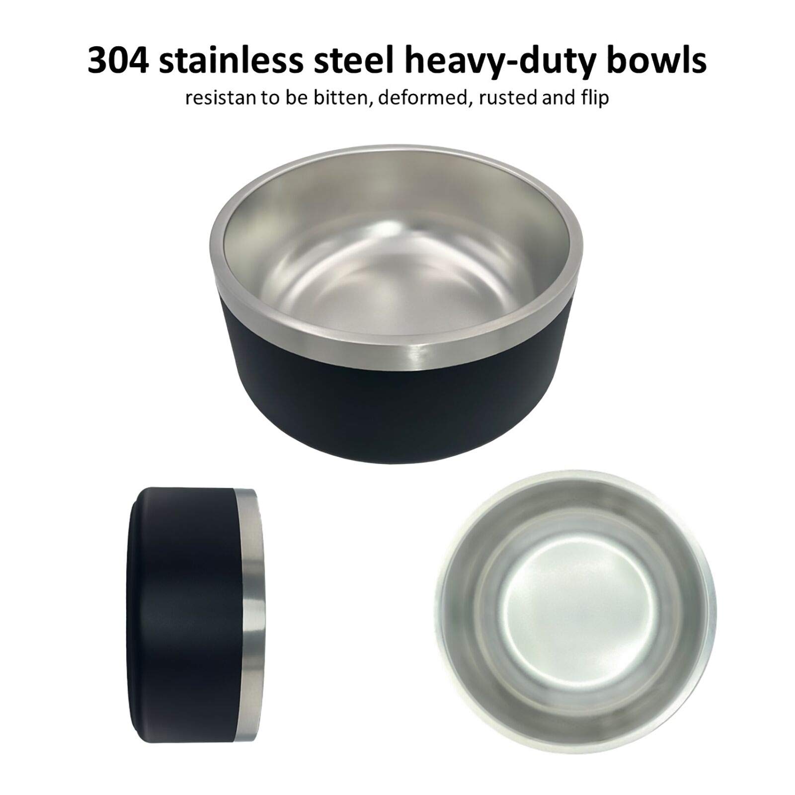 Portable Medical Standard Food Water Bowl , Dog Cat Stainless Steel Bowls High Quality