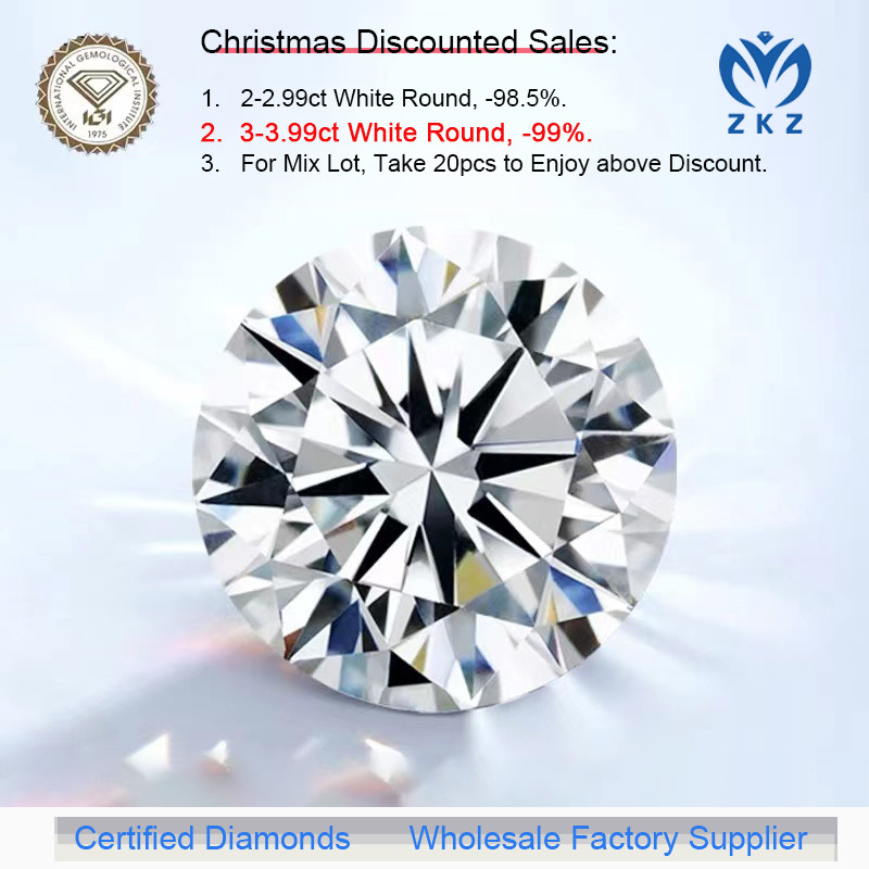 18K Real Gold DEF VS Lab Grown Diamond Ring Custom Fine Jewelry