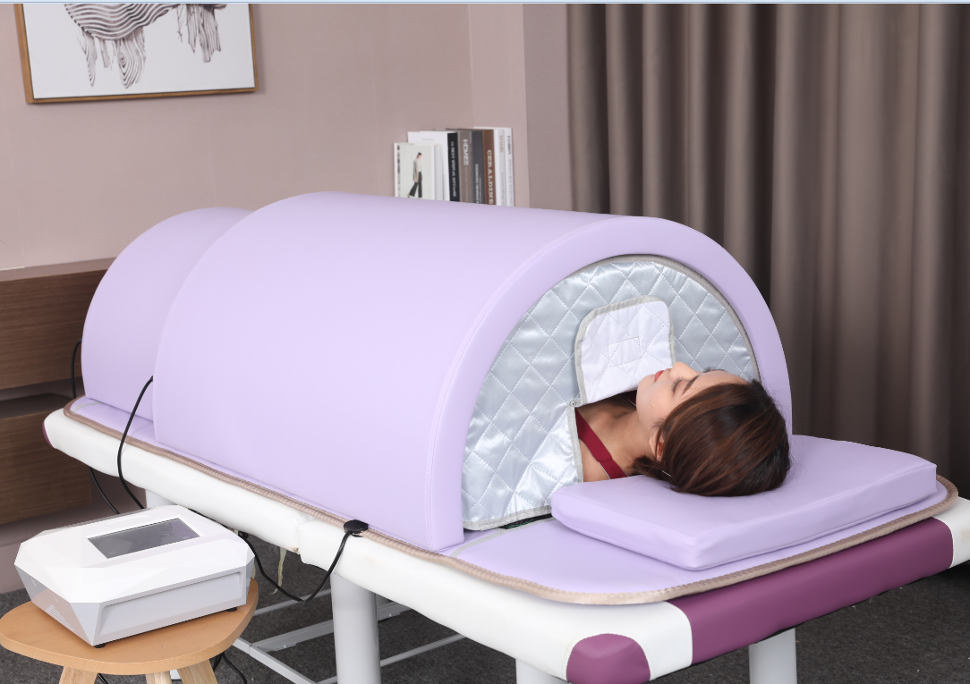 Custom Curve Sauna Infrared Dome Therapy 600W With Digital Controller