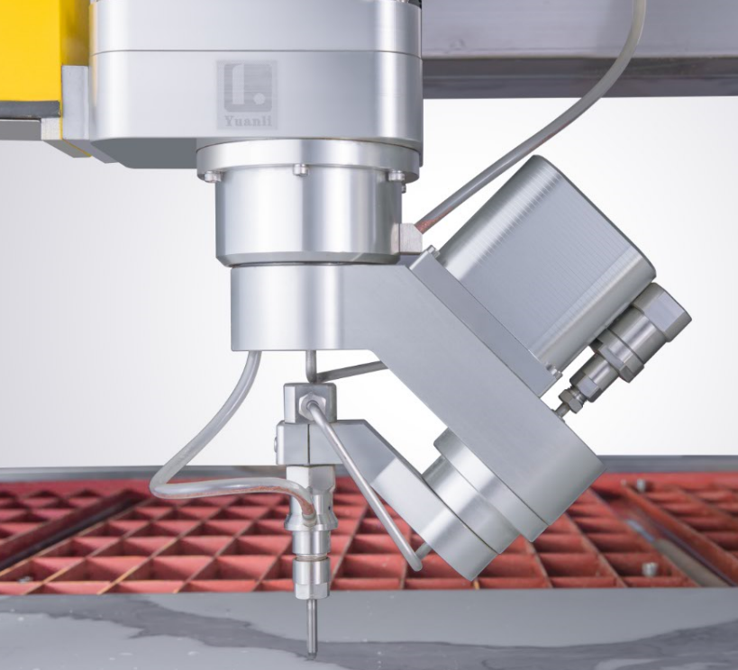 Gantry Waterjet 5 Axis Stone CNC Machine 37kw Waterjet Cutter Machine