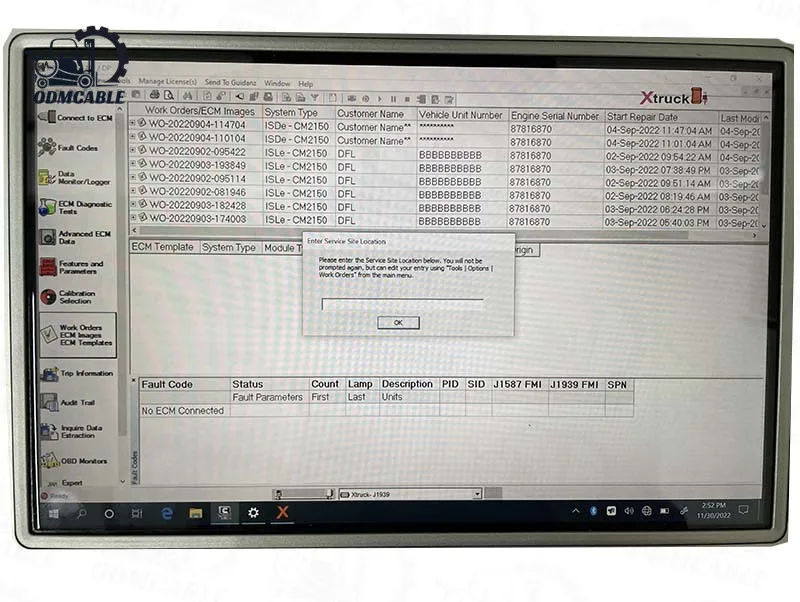 MULTI BRAND X-TRUCK HDD Y009 DIESEL ENGINE DIAGNOSTIC TOOL AUTOMATIC CODE READER OBD DIAGNOSTIC TOOL VEHICLE SCANNER