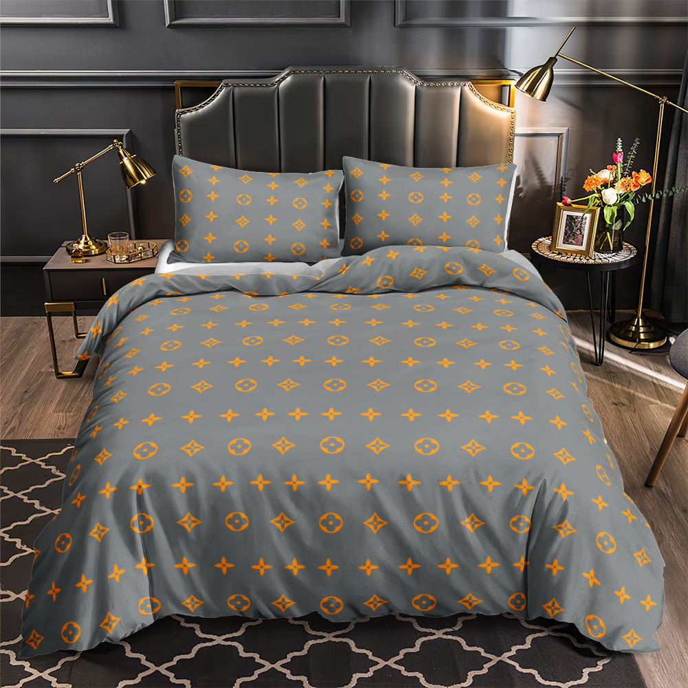 100% Polyester Fibre Luxury Christmas Gift 4 Piece Duvet Cover Bedding Set for Adult