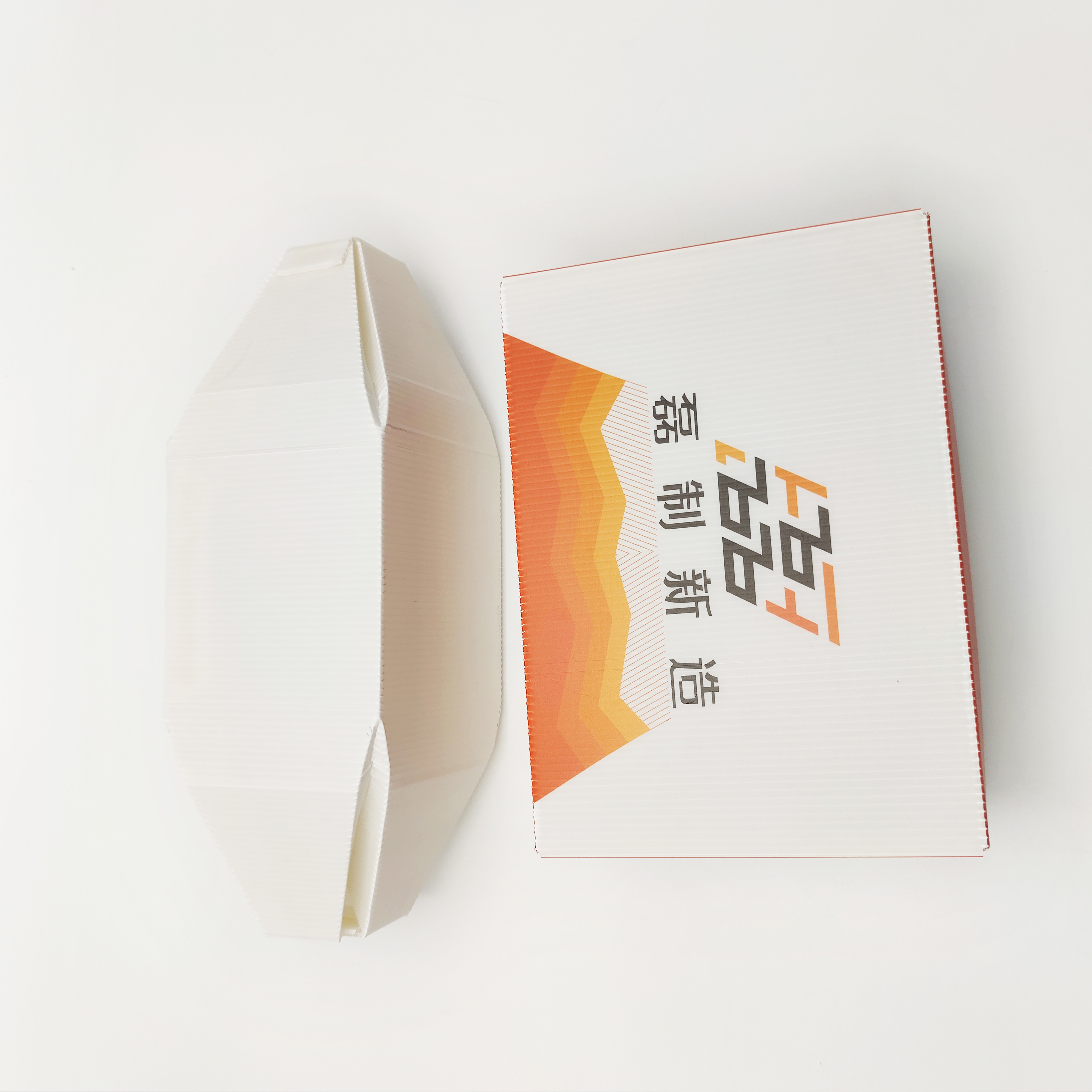 Polypropylene Carbonate Custom Corrugated Carton 3.0mm Strong Waterproof
