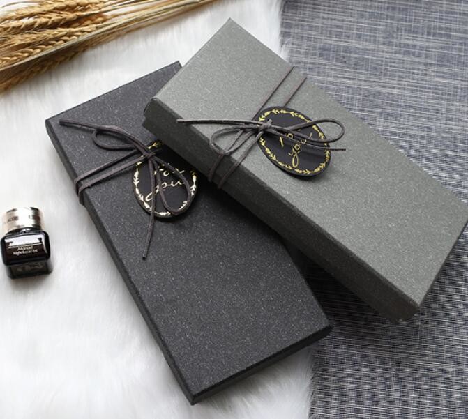 custom luxury matte black flip top box cardboard paper gift box with ribbon blister for red wine packaging box bagease