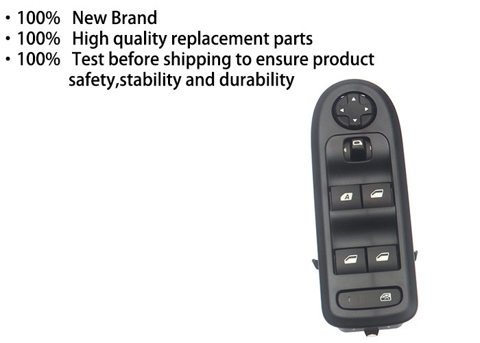 Peugeot 301 Elysee Power Window Master Control Switch Front Left ABS Material