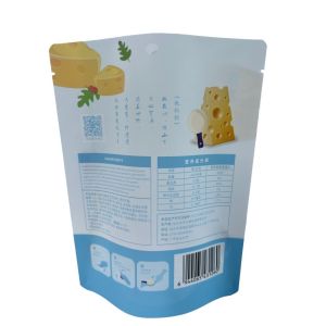 Customized Paper Packaging Pouches stand up bag with window design