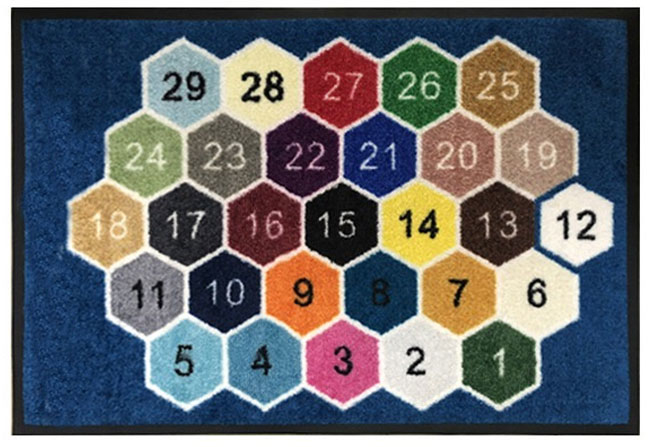 Personalized Entrance Carpet Reception Floor Mat Heavy Foot Traffic Resist Dirt 2