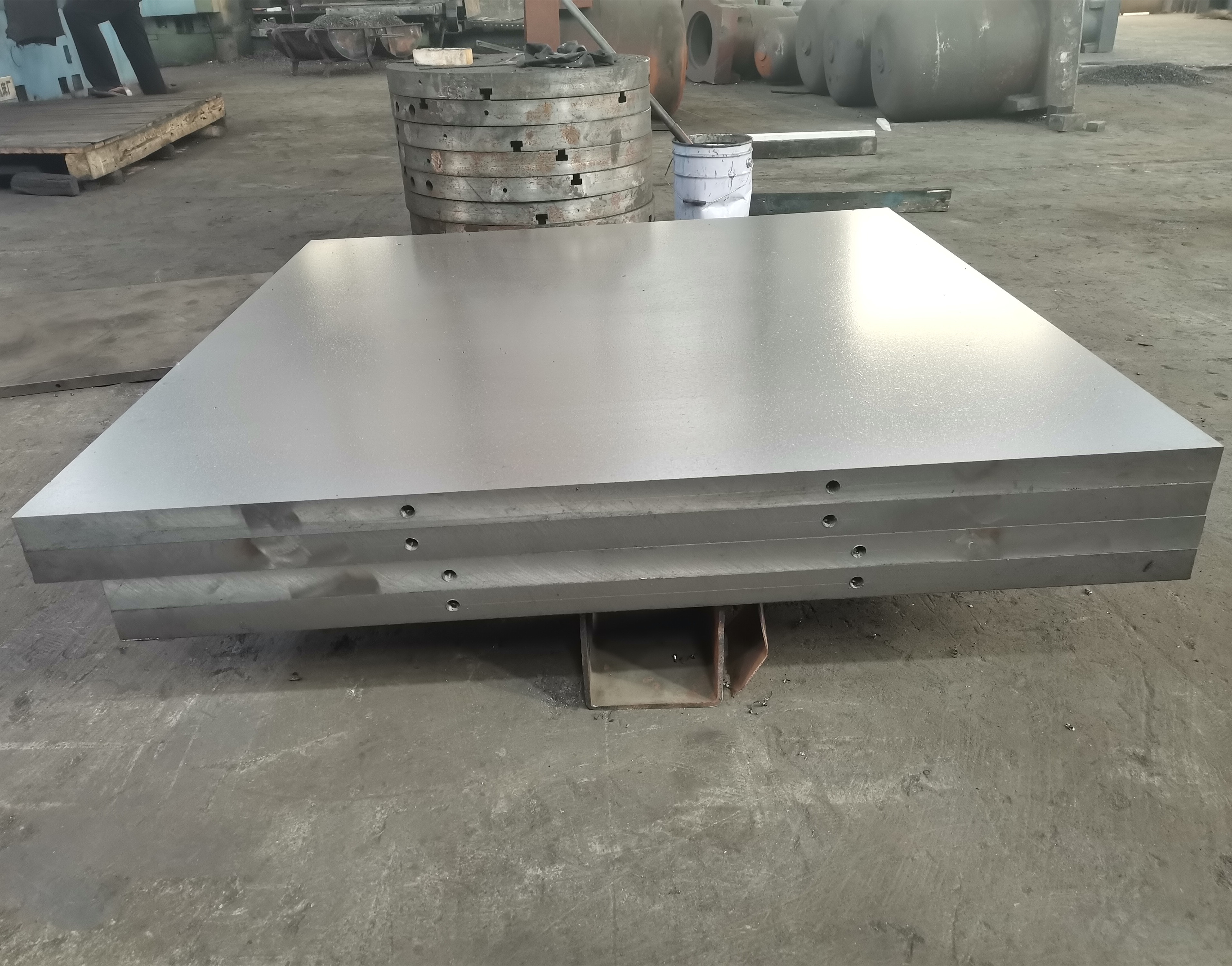 1.00MN Nominal Molding Power Veneer Hot Press for 1 Working Layer Woodworking Industry