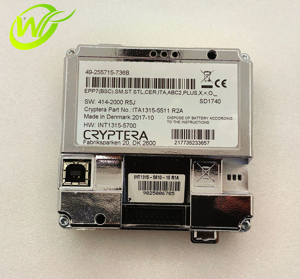 ATM Diebold Small EPP7 BSC 49-255715-736B 49255715736B Diebold BSC EPP7 Keyboard Italian Language